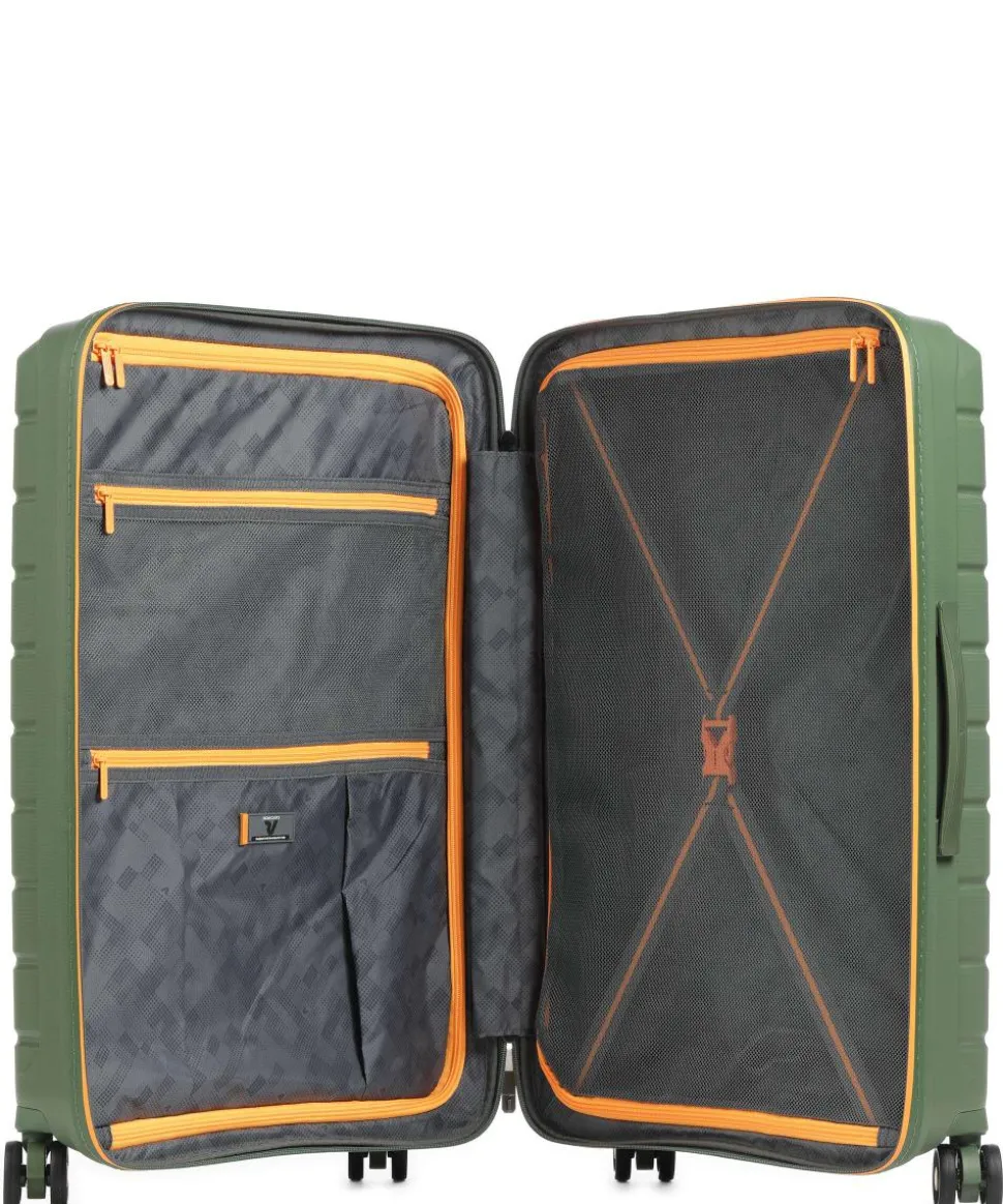 B-Flying Neon M 4-Rollen Trolley grün 68 cm