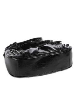 BGLOWING Umhängetasche Lederimitat schwarz