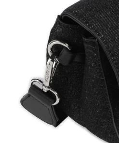 Bigs Denim Umhängetasche Baumwolle schwarz