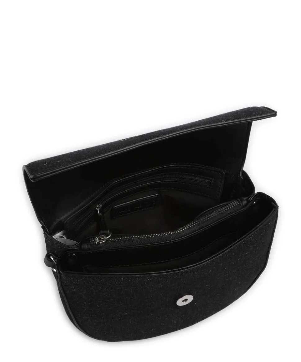 Bigs Denim Umhängetasche Baumwolle schwarz