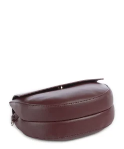 Bigs Umhängetasche Lederimitat brombeer