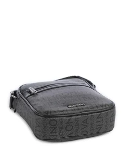 Billion Umhängetasche Lederimitat grau