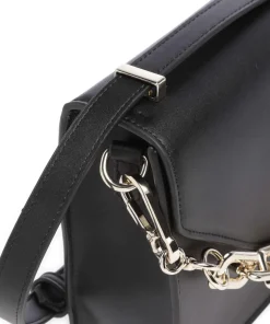 BINDIO-L Schultertasche Lederimitat schwarz