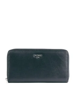 Bingo Geldbörse fein genarbtes Rindsleder navy