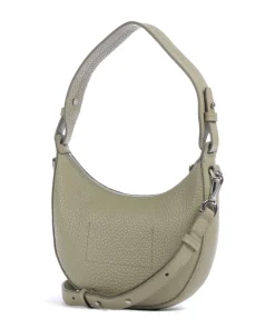 Bira Schultertasche genarbtes Rindsleder olivgrün