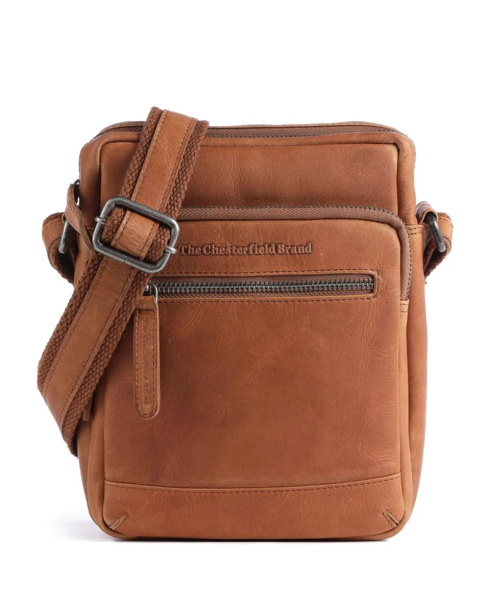 Birmingham Umhängetasche Pull-Up Rindsleder cognac