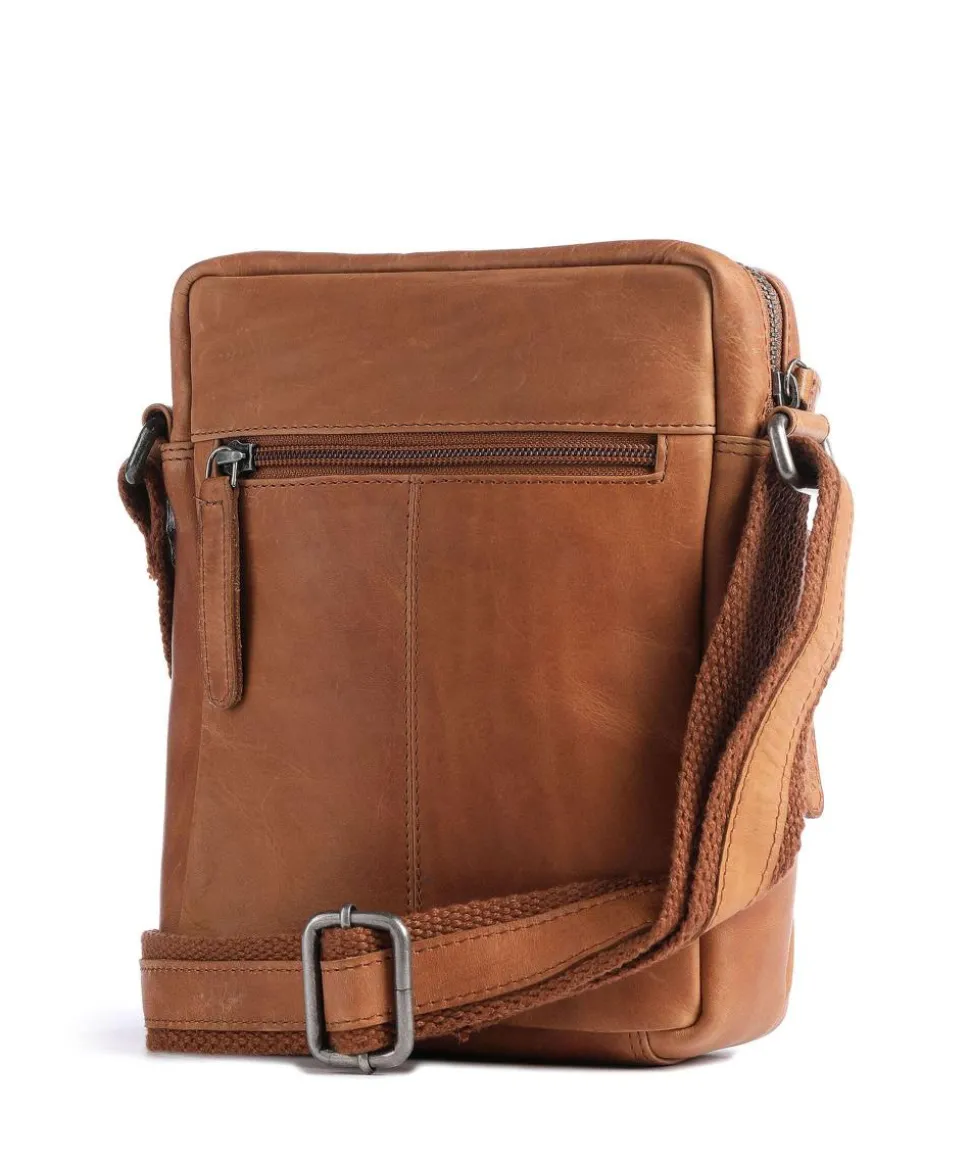 Birmingham Umhängetasche Pull-Up Rindsleder cognac