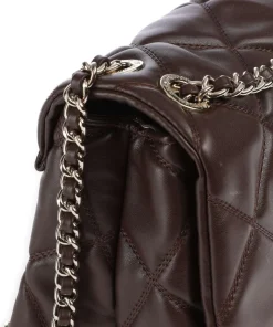 BJOLENE Schultertasche Lederimitat tabak