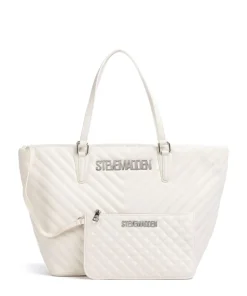 BJUDE Shopper Lederimitat elfenbein