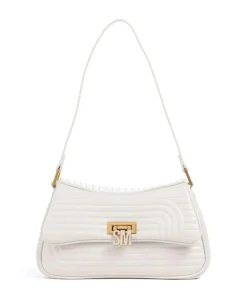 BKES Schultertasche Lederimitat creme