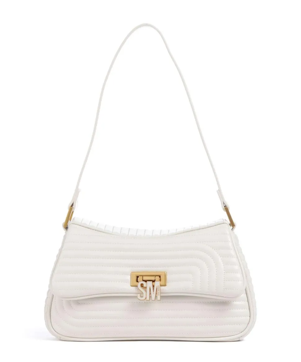 BKES Schultertasche Lederimitat creme