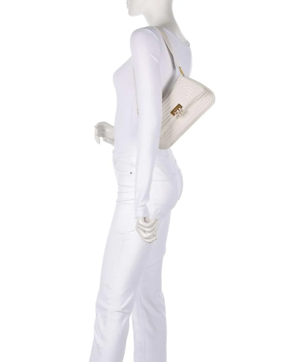 BKES Schultertasche Lederimitat creme