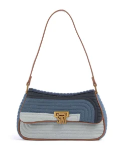 BKES-N Schultertasche Textil blau