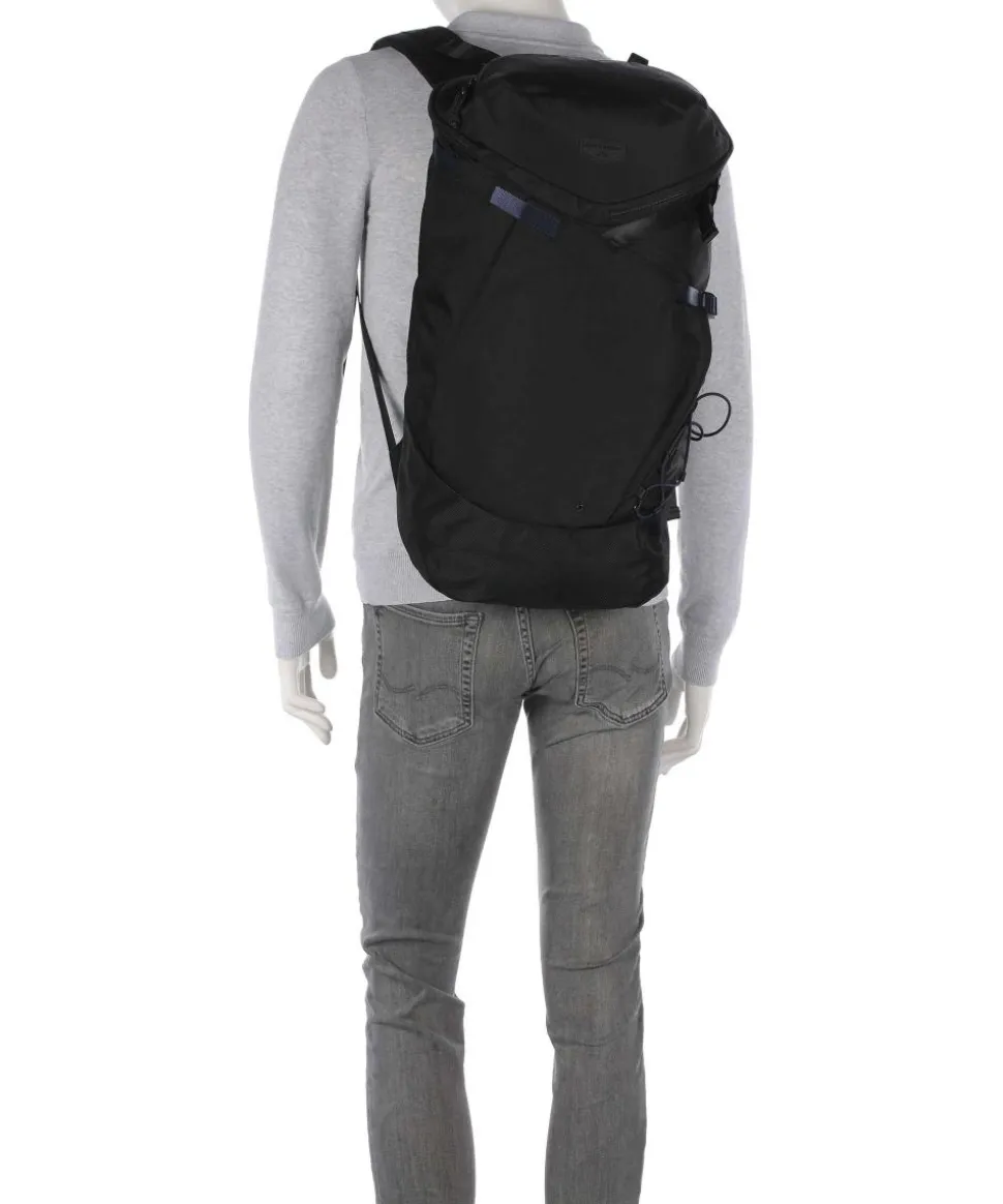 Black Dynamic Large Rucksack 15″ recyceltes Nylon schwarz