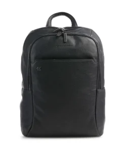 Black Square Laptop-Rucksack 14″ Leder schwarz