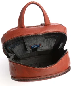 Black Square Laptop-Rucksack 14″ Leder tabak