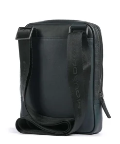 Black Square Umhängetasche genarbtes Rindsleder dunkelgrün