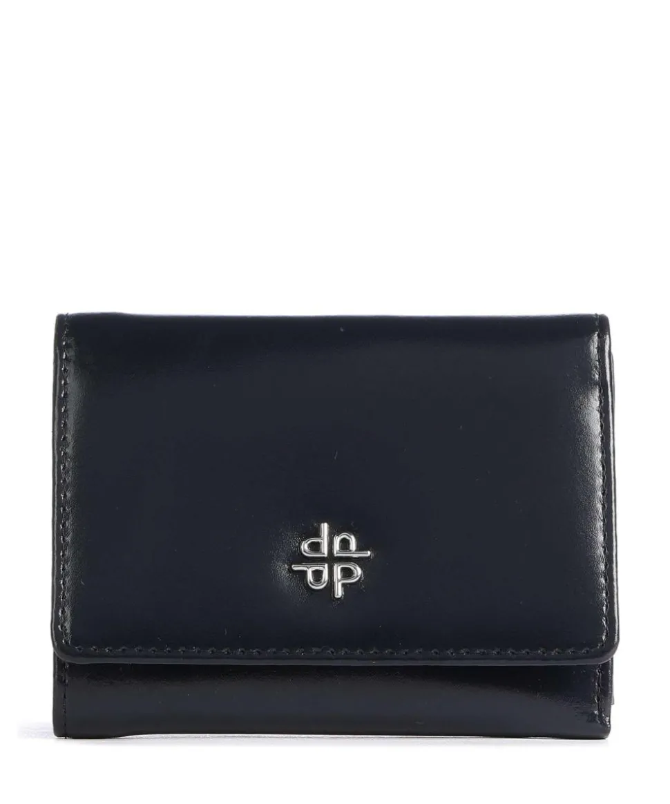 Black Tie Geldbörse glattes Rindsleder navy