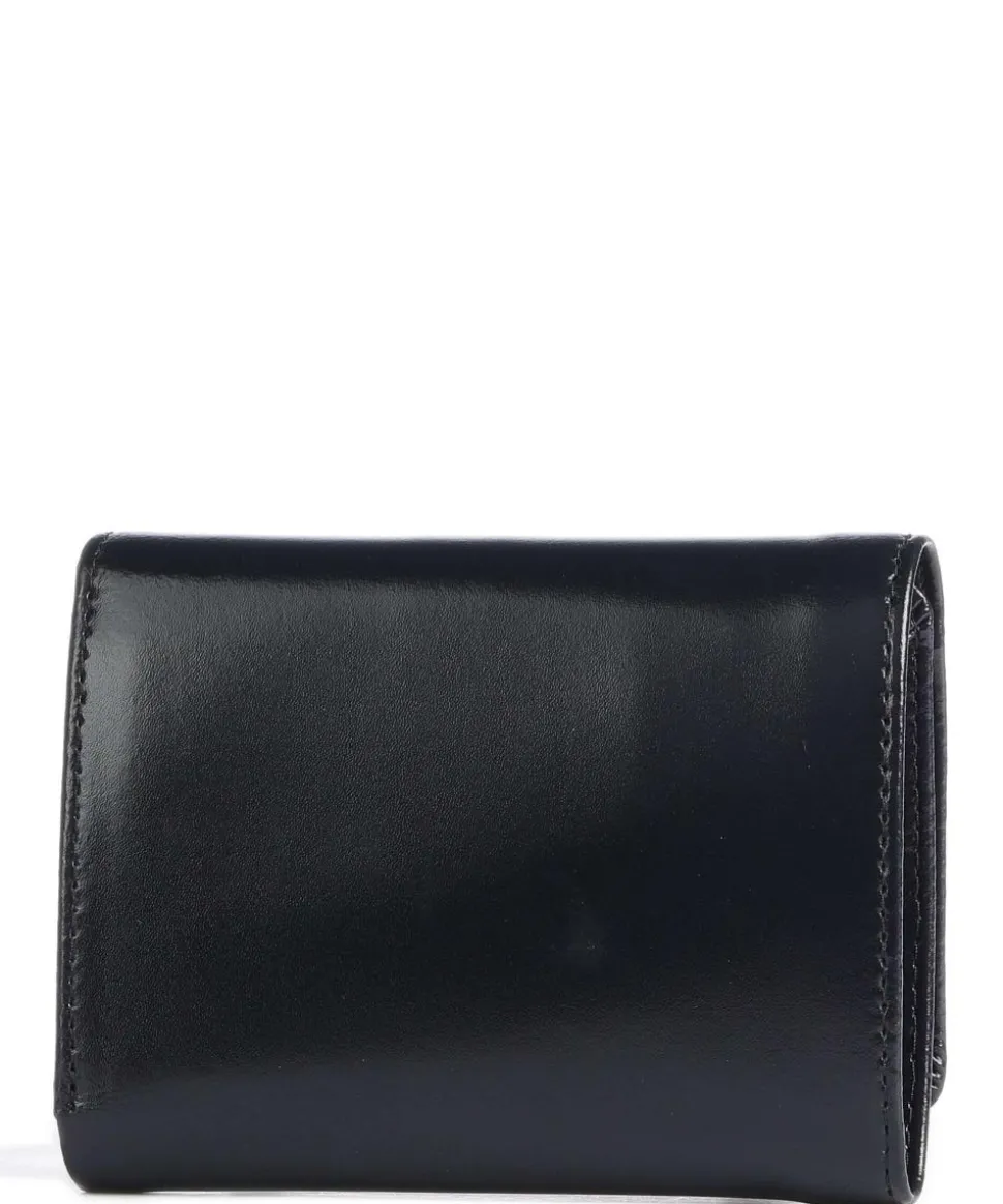 Black Tie Geldbörse glattes Rindsleder navy