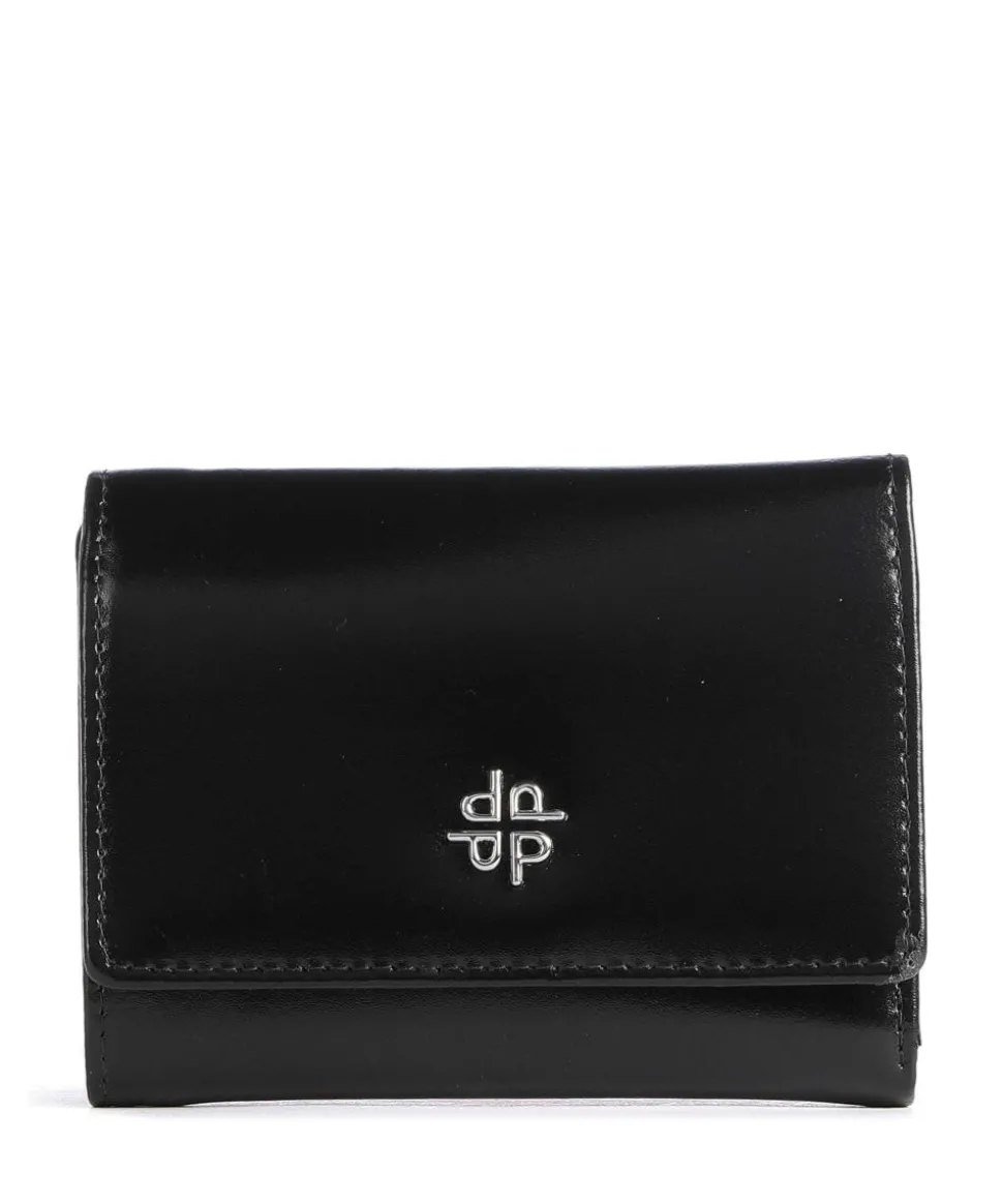 Black Tie Geldbörse glattes Rindsleder schwarz