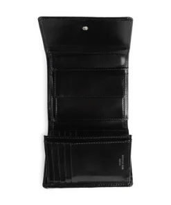 Black Tie Geldbörse glattes Rindsleder schwarz