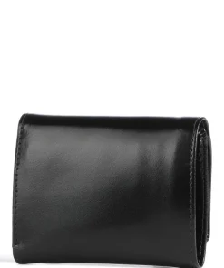 Black Tie Geldbörse glattes Rindsleder schwarz