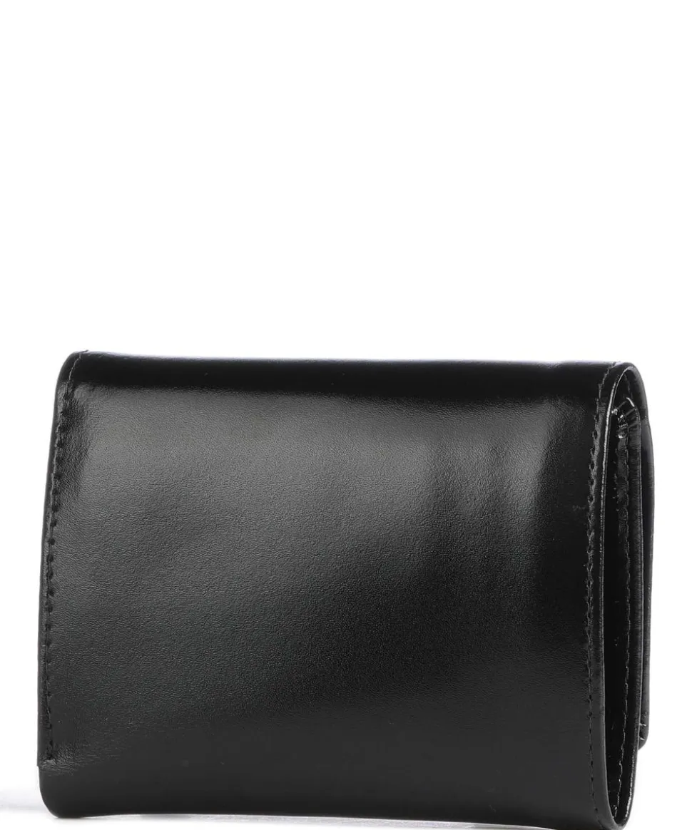 Black Tie Geldbörse glattes Rindsleder schwarz