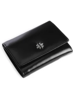 Black Tie Geldbörse glattes Rindsleder schwarz