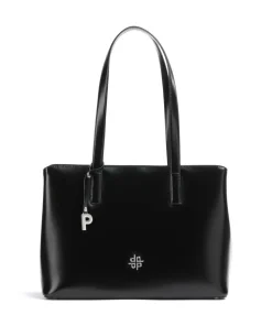 Black Tie Shopper glattes Rindsleder schwarz