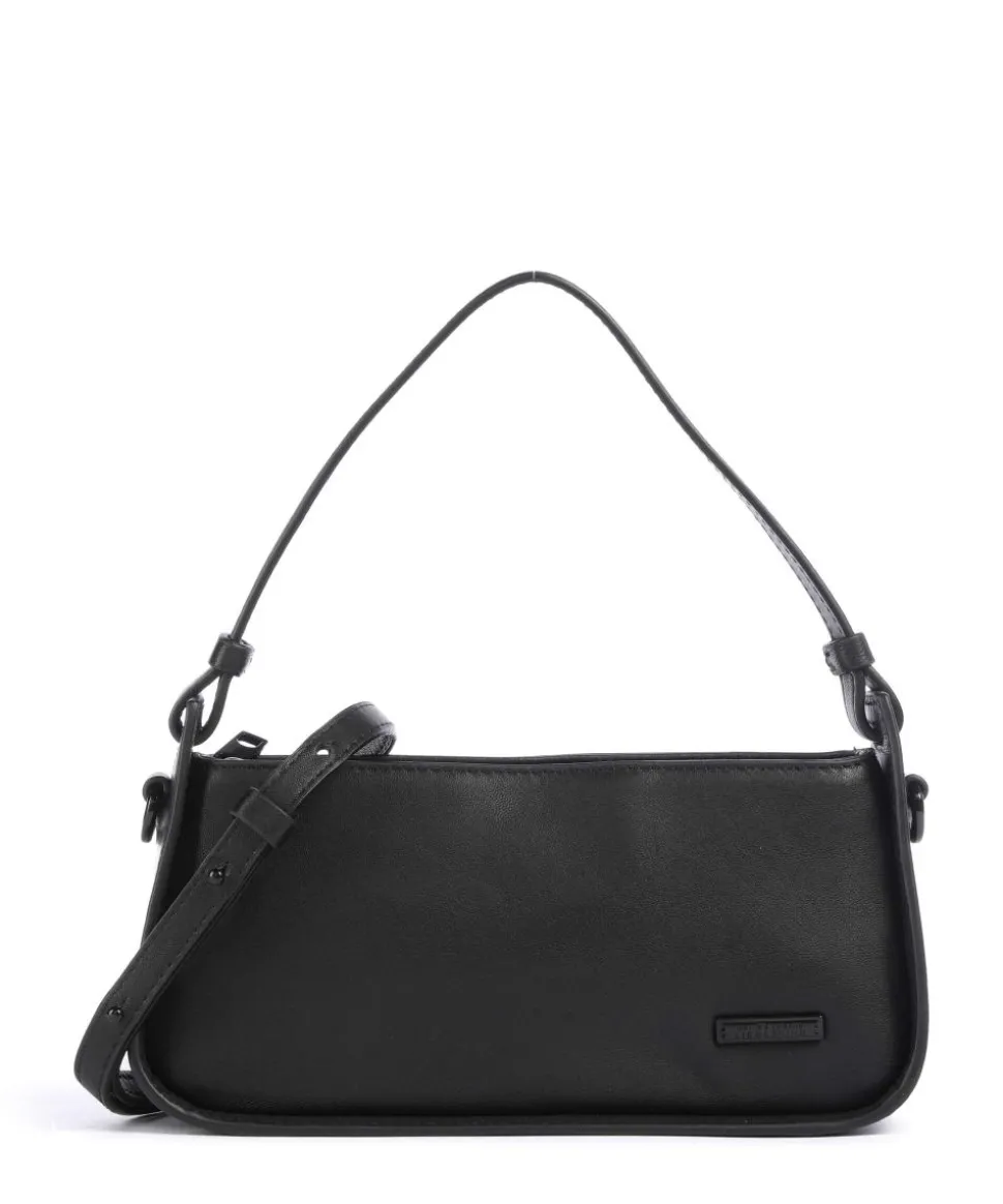 Black Valentine Sheep Natural Schultertasche Schafsleder schwarz