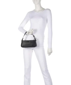 Black Valentine Sheep Natural Schultertasche Schafsleder schwarz