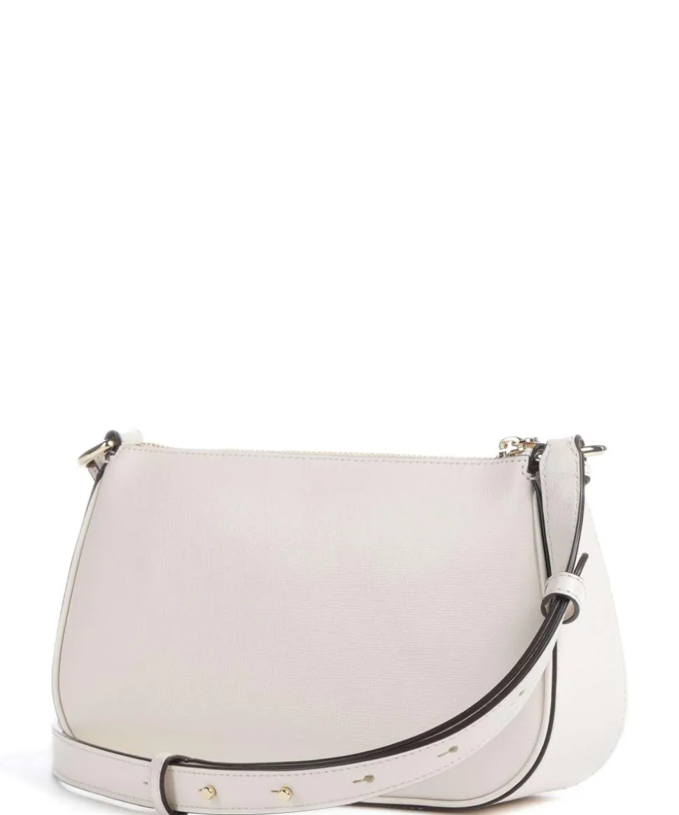 Bleecker Umhängetasche Saffiano-Rindsleder elfenbein