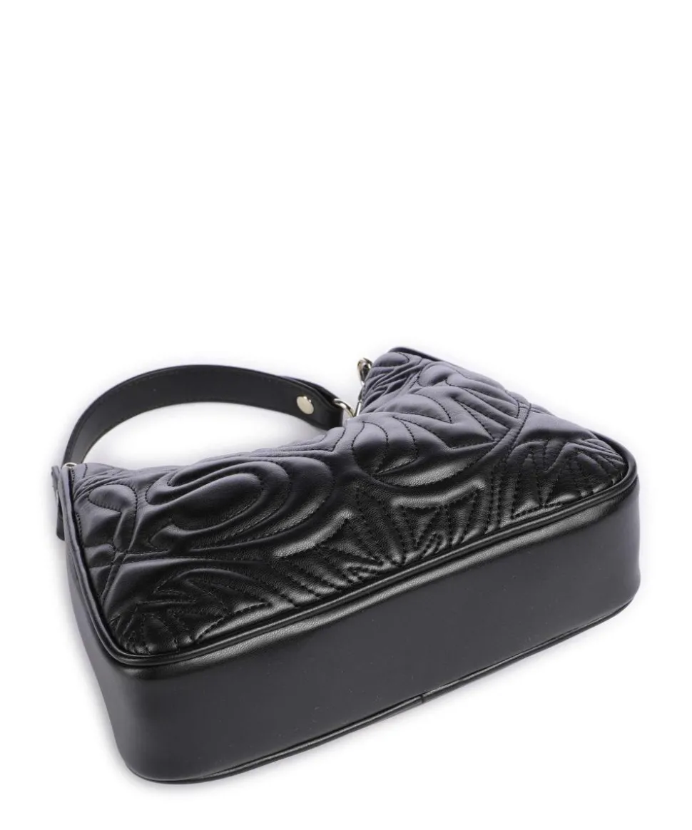 BLIMITED Schultertasche Lederimitat schwarz