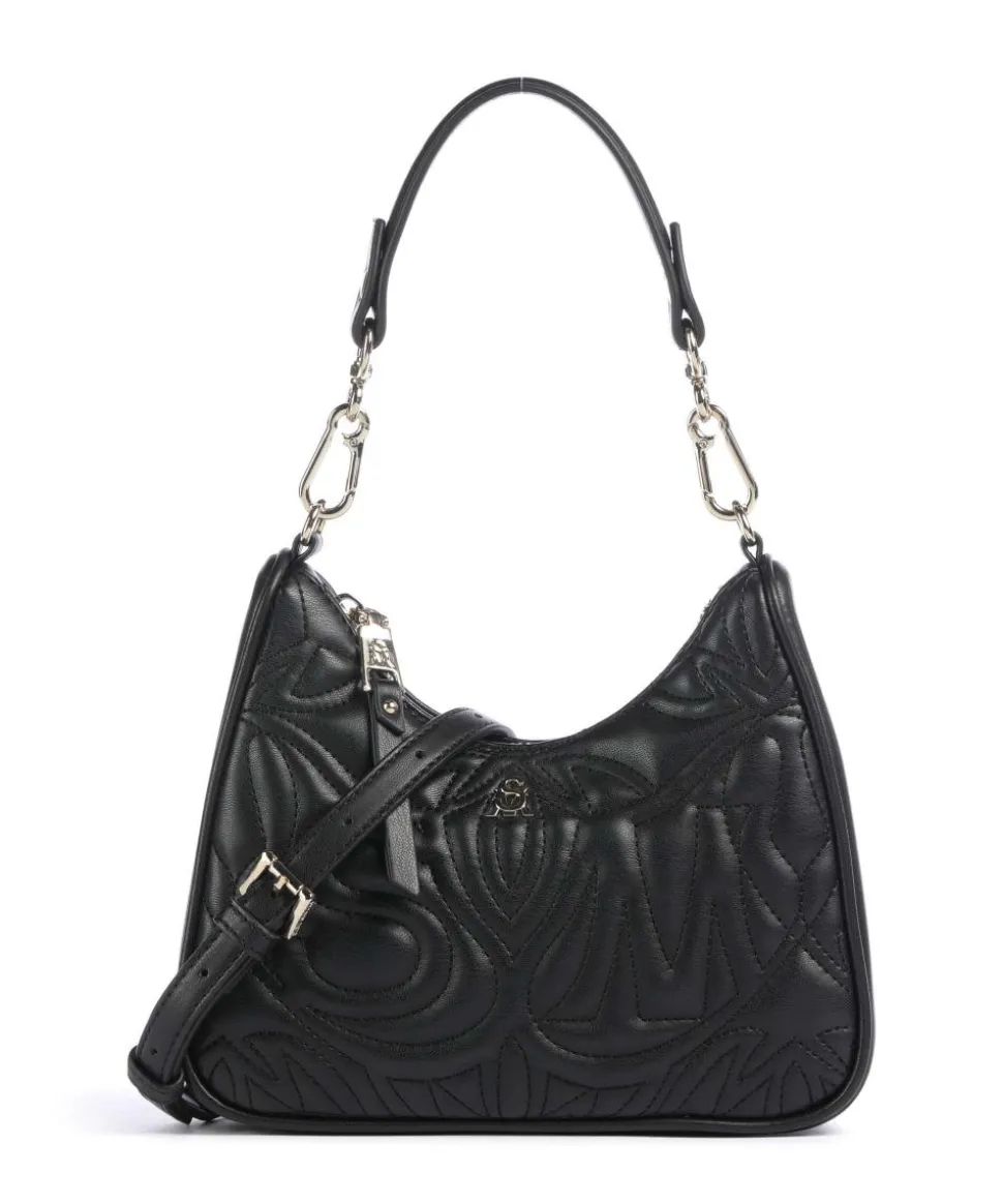 BLIMITED Schultertasche Lederimitat schwarz