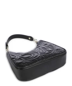 BLIMITED Schultertasche Lederimitat schwarz