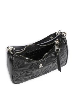 BLIMITED Schultertasche Lederimitat schwarz