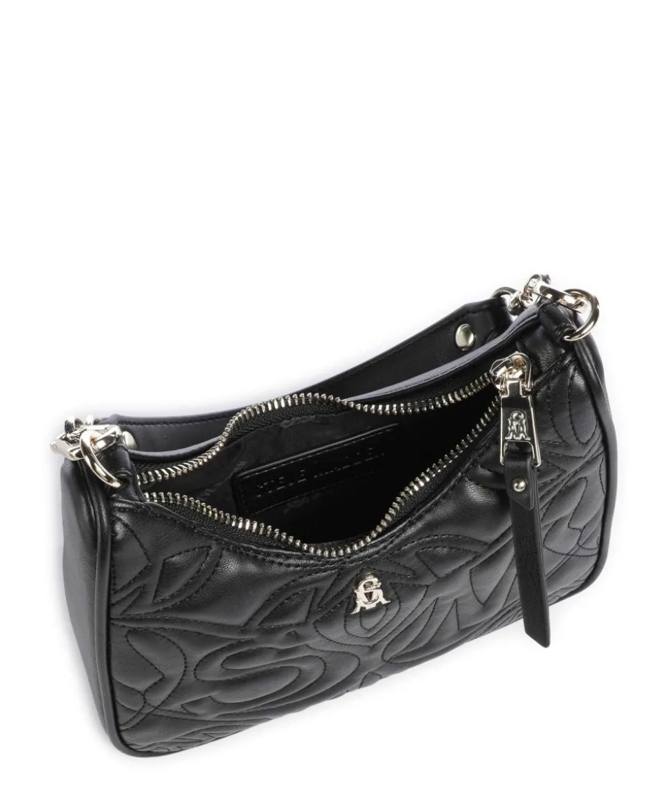 BLIMITED Schultertasche Lederimitat schwarz