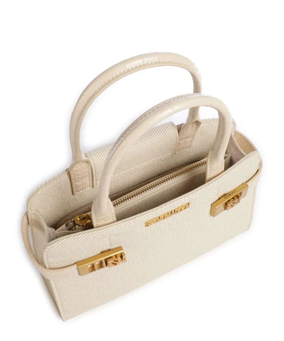 BLINDENY Handtasche Lederimitat natur