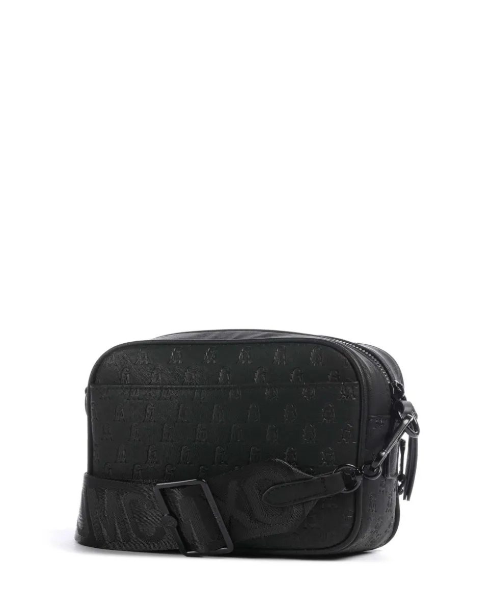 BLOLLA Umhängetasche Lederimitat schwarz