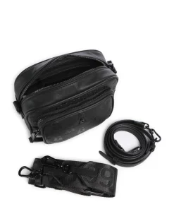 BLOLLA Umhängetasche Lederimitat schwarz