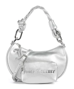 Blossom Twist S Schultertasche Lederimitat silber