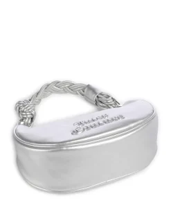 Blossom Twist S Schultertasche Lederimitat silber