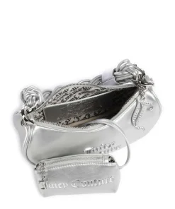 Blossom Twist S Schultertasche Lederimitat silber