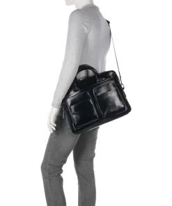 Blue Square Aktentasche 15″ Leder schwarz