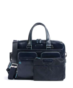 Blue Square Aktentasche 16″ Leder dunkelblau