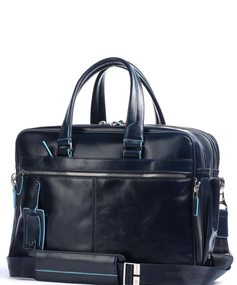 Blue Square Aktentasche 16″ Leder dunkelblau