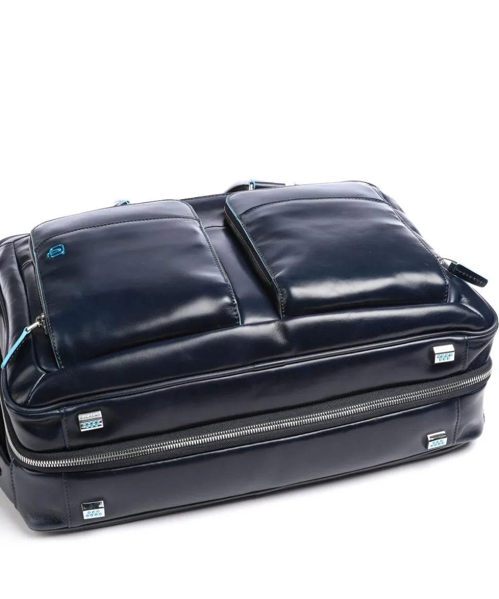 Blue Square Aktentasche 16″ Leder dunkelblau