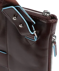 Blue Square Aktentasche 15″ glattes Leder mahagoni