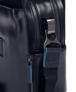 Blue Square Aktentasche 15″ fein genarbtes Rindsleder navy