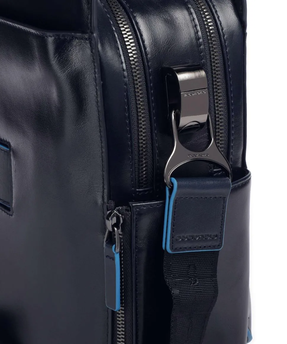 Blue Square Aktentasche 15″ fein genarbtes Rindsleder navy